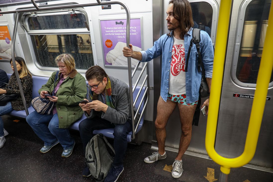 No Pants Subway Ride 2020